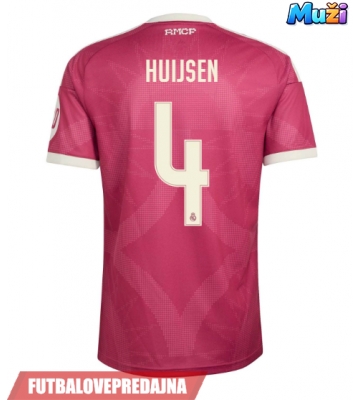 Lacne Muži Futbalové dres Real Madrid Dean Huijsen #4 2026-27 Krátky Rukáv - Tretina